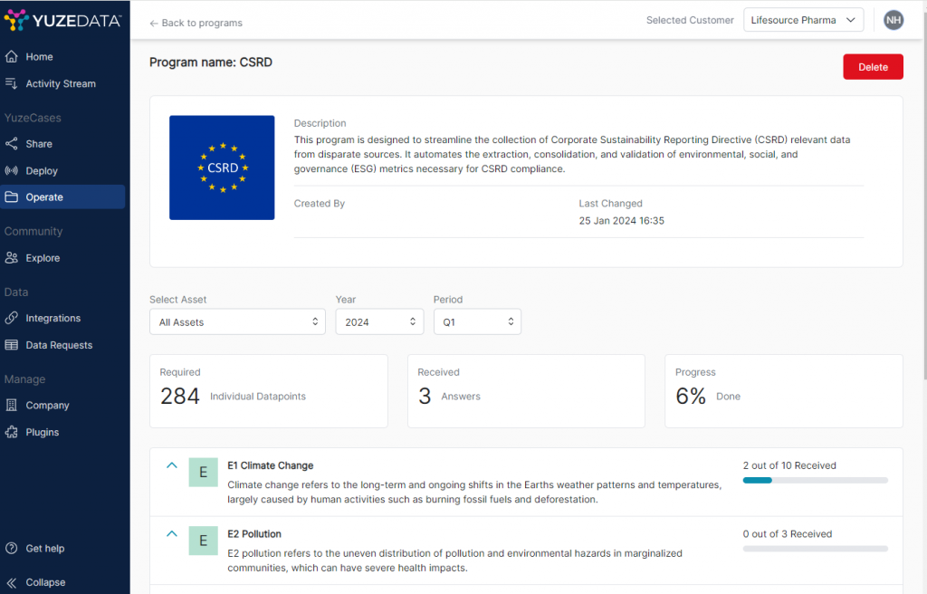 Interim report generation
